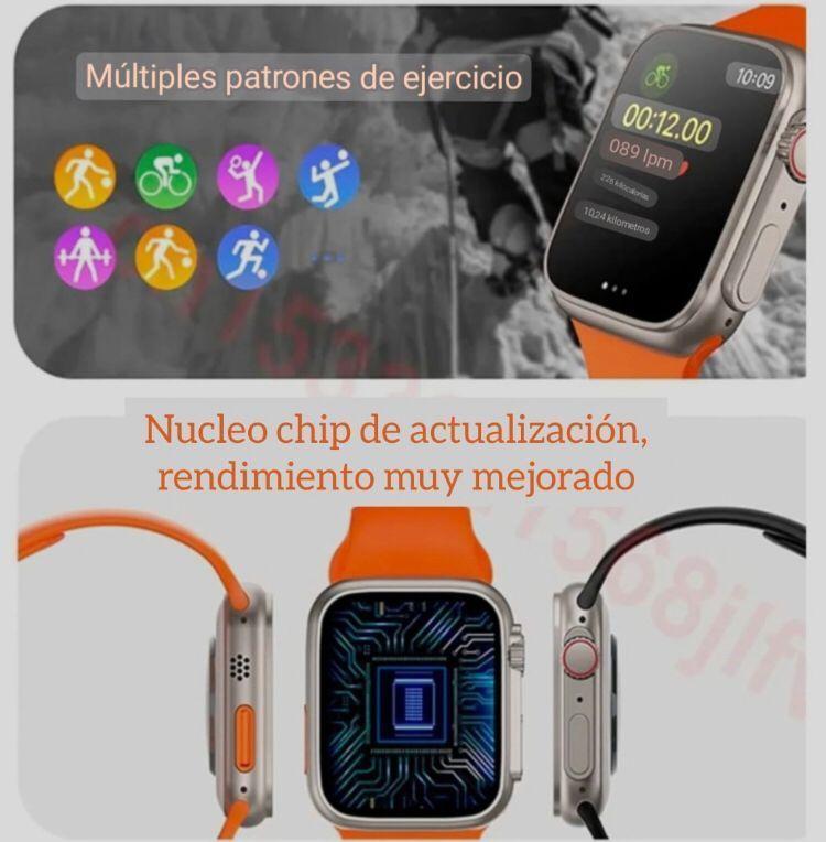 RELOJ INTELIGENTE SMARTWATCH T900 ULTRA BIG 2 09-3