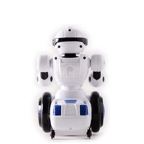 ROBOT ESPACIAL MUSICAL Y BAILARÍN BLANCO AZUL-2