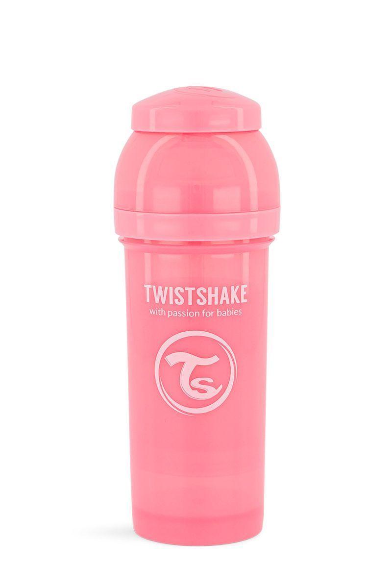 Mamadera Twistshake Anti-Cólico 260ml rosado-2