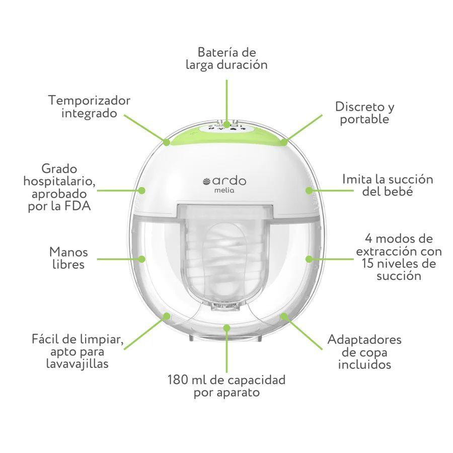 Sacaleches extractor el ctrico manos libres Ardo Melia Simple-3