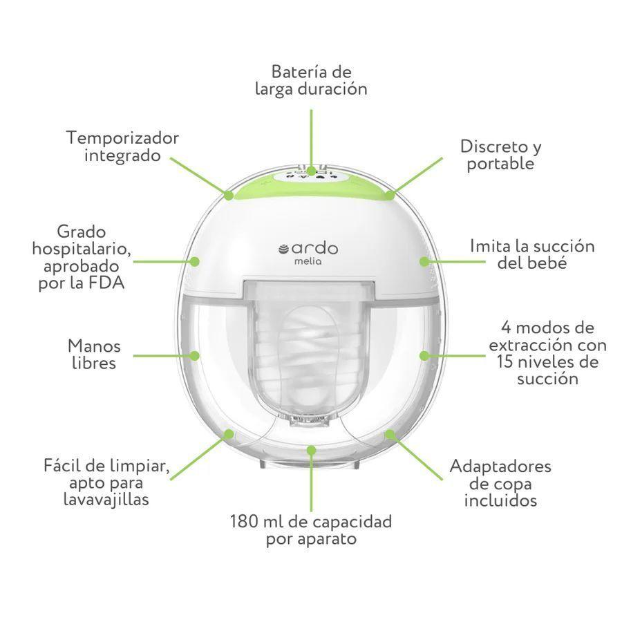 Sacaleches extractor eléctrico manos libres Ardo Melia Simple-3