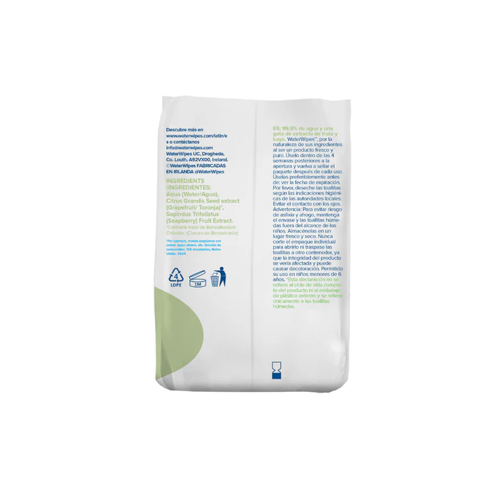 Toallitas húmedas WaterWipes Textured Clean 3x60 unidades-2