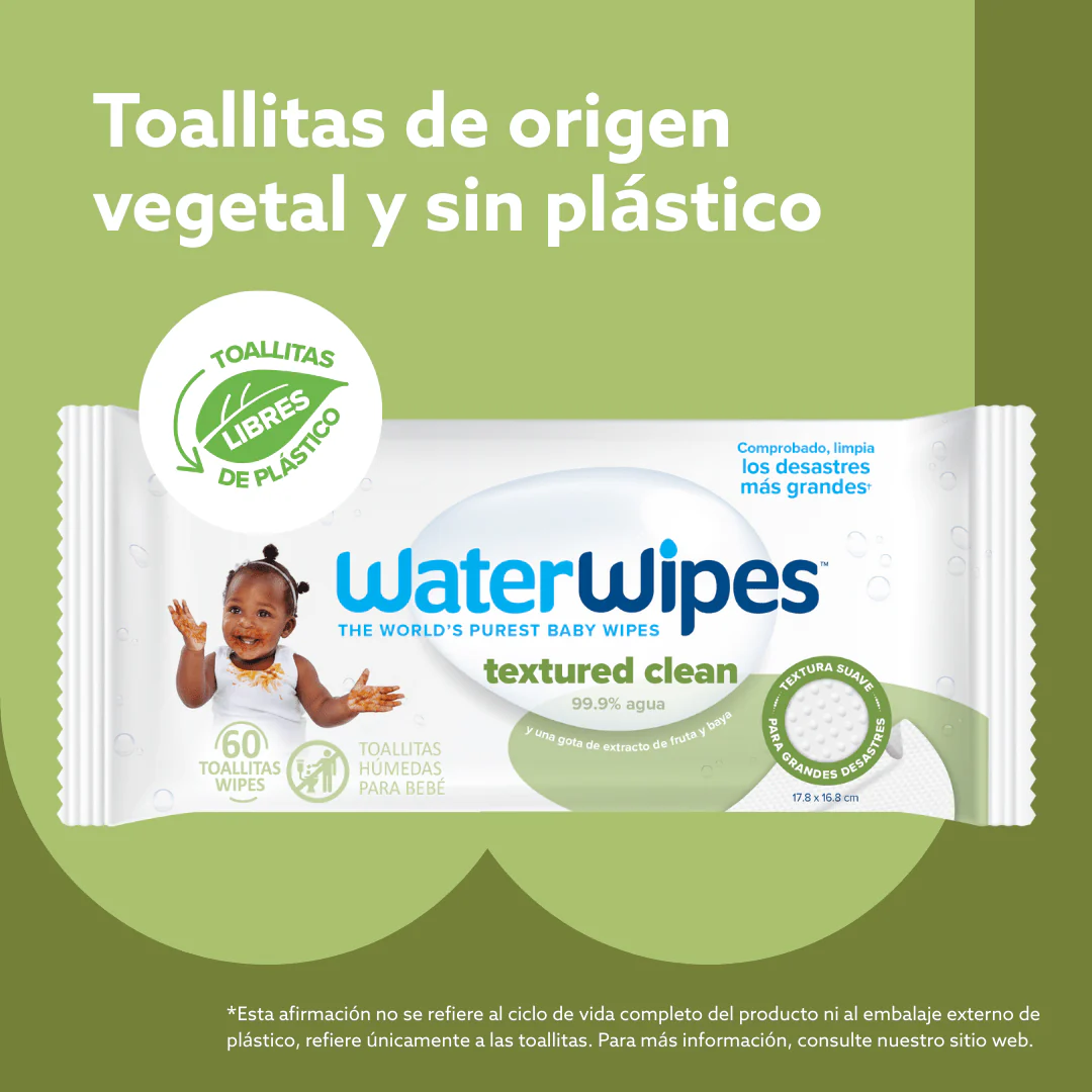 Toallitas húmedas WaterWipes Textured Clean 3x60 unidades-7