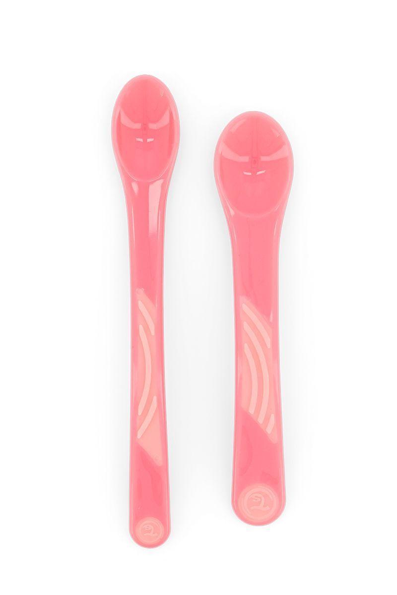 Cucharas rectas Twistshake 2 uns rosado-0