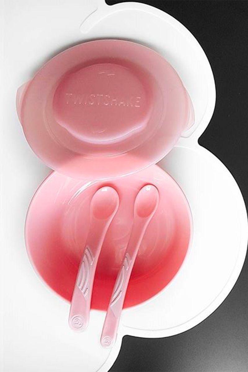 Cucharas rectas Twistshake 2 uns rosado-1