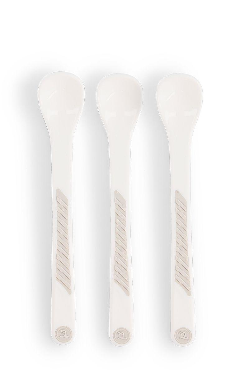 Cuchara de alimentación Twistshake 4+m 3 uns blanco-0