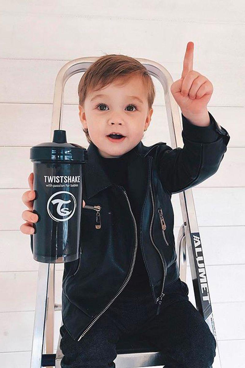 Vaso Twistshake Kid Cup 360ml 12+m negro-2