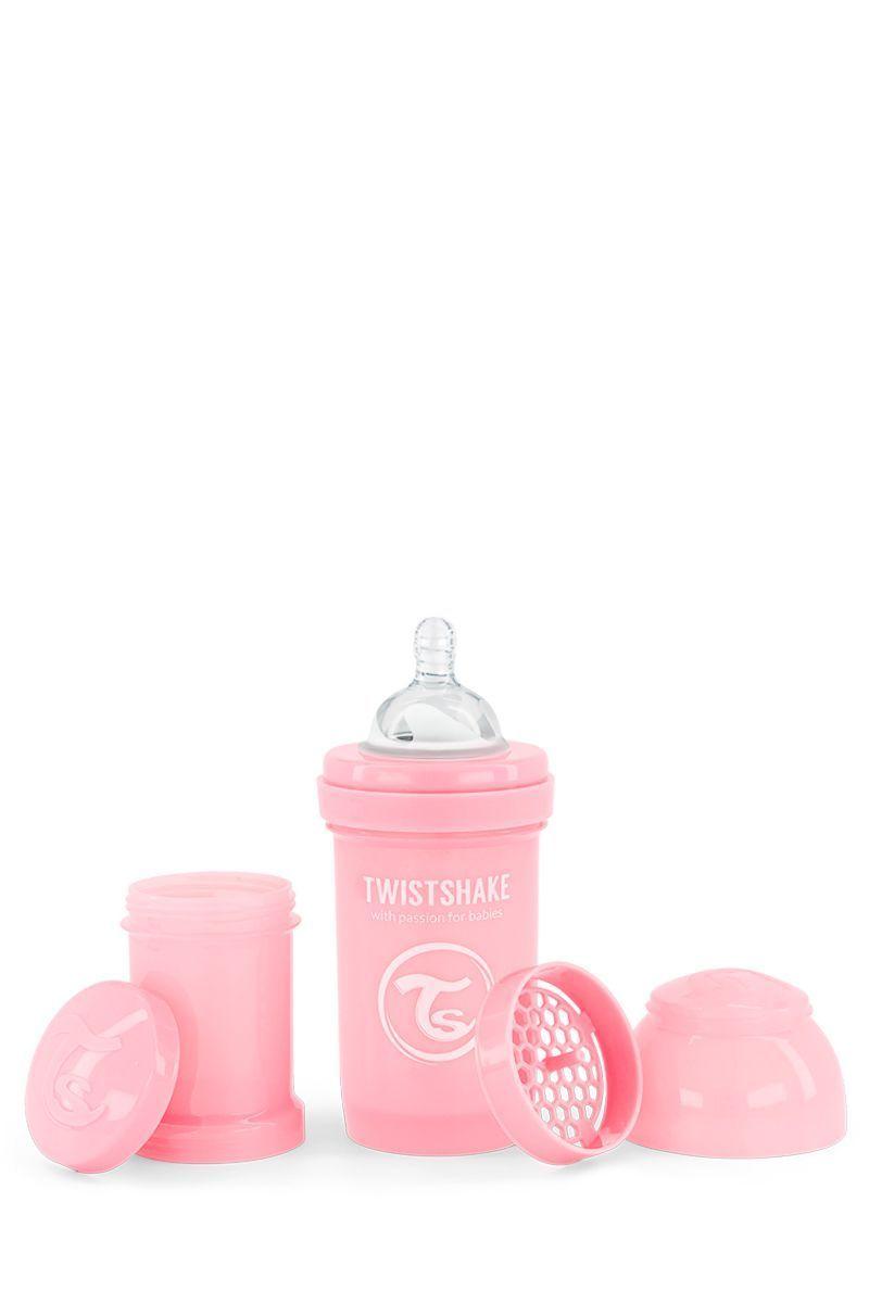 Mamadera Twistshake Anti-Cólico 180ml rosado-0