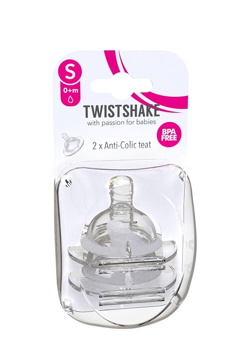 Tetinas Twistshake Anti-Cólico 2 uns S 0M-2