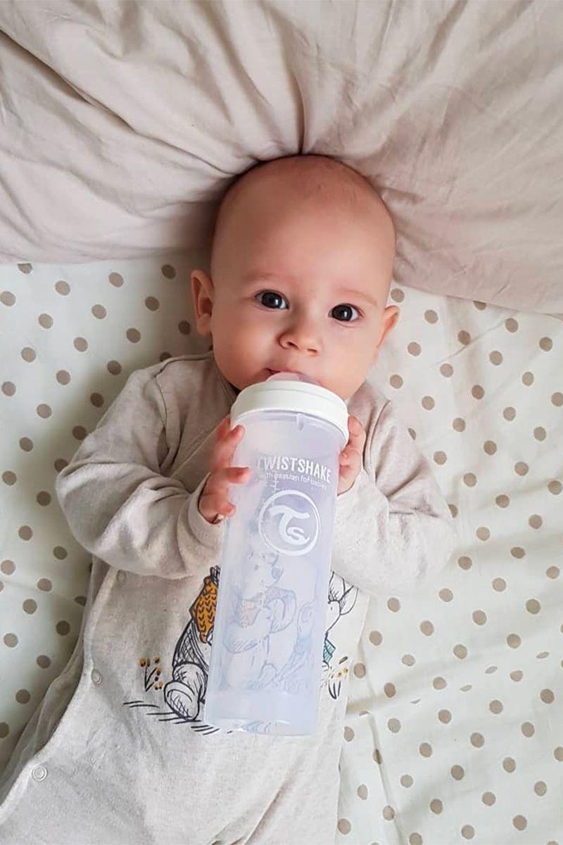 Mamadera Twistshake Anti-Cólico 330ml blanco-3