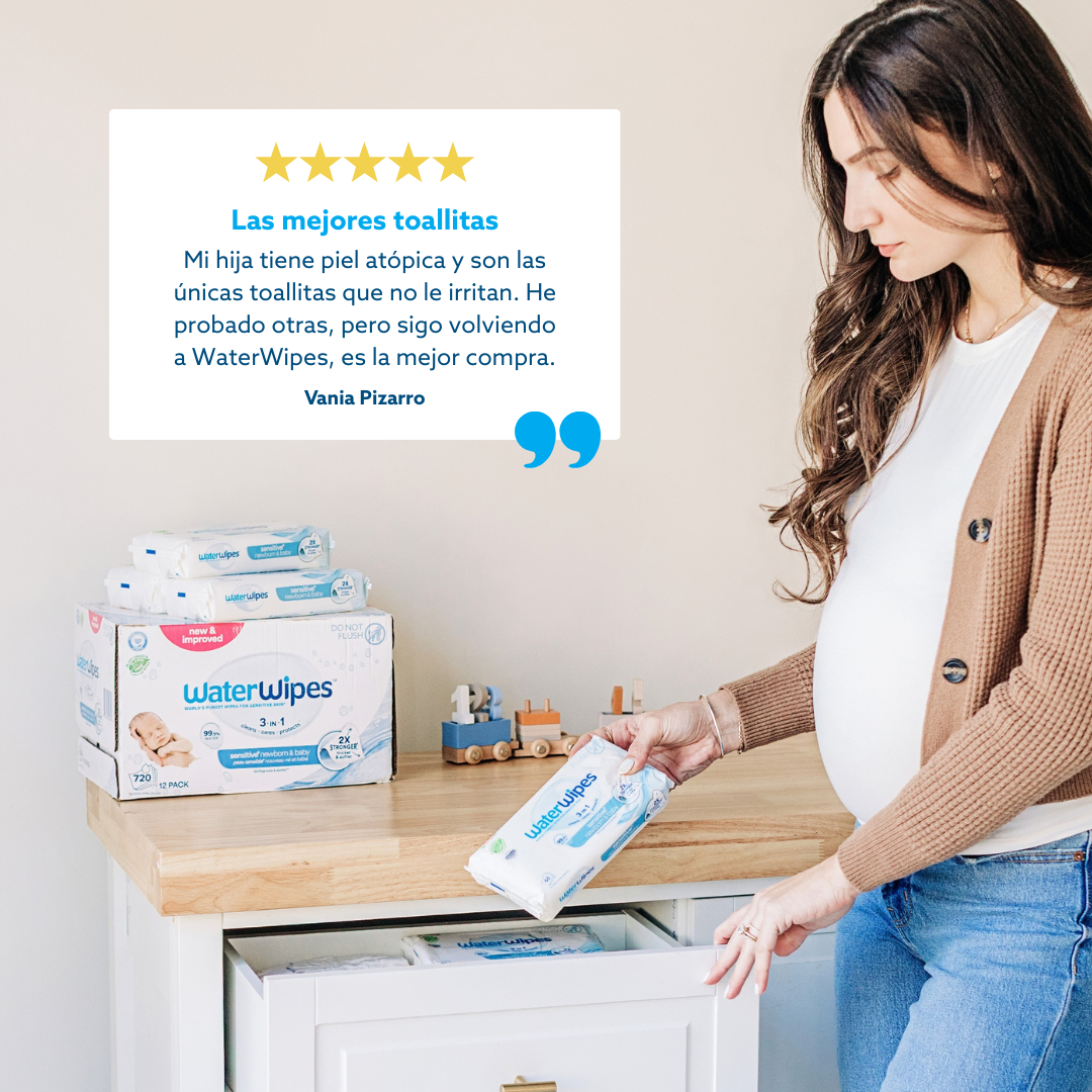Toallitas Húmedas WaterWipes Pack 24x60 | Biodegradables, Piel Sensible, Recién Nacido-4