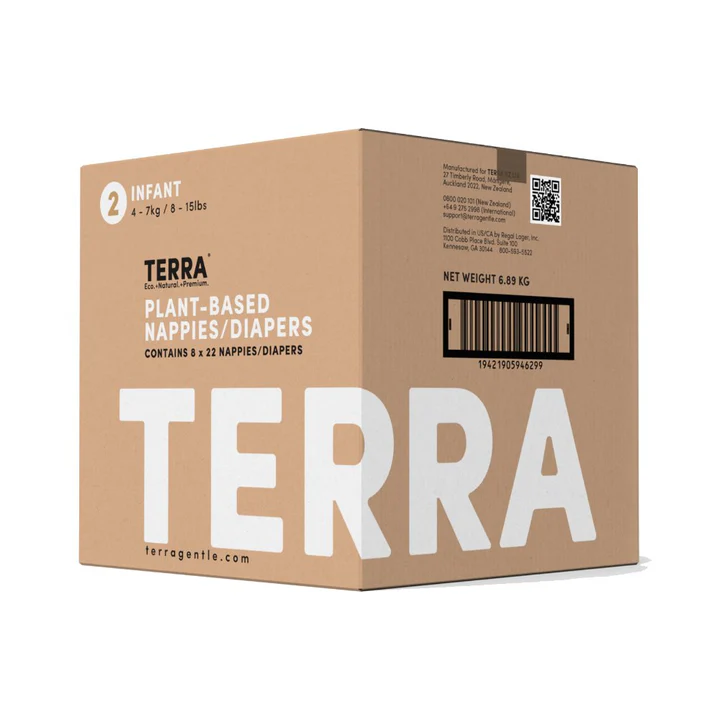 Pañales Terra Biodegradables Caja Talla P 176 uns-5