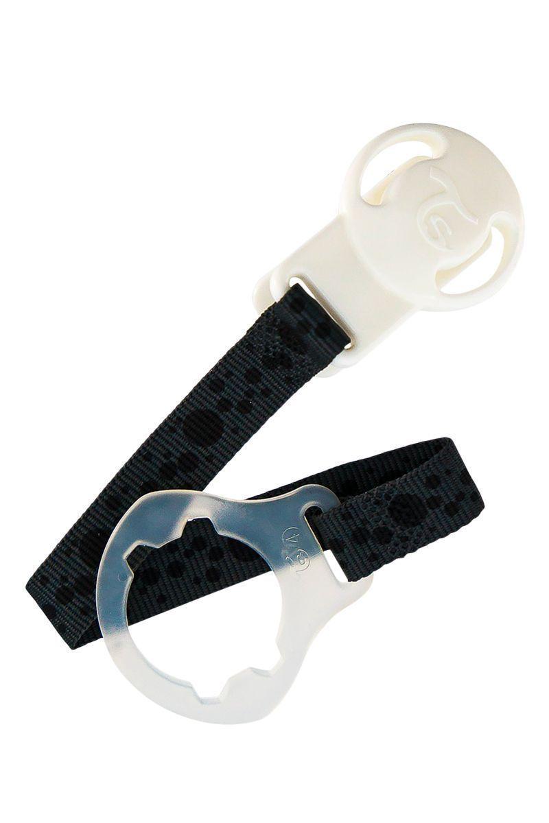 Clip para chupetes Twistshake negro-0