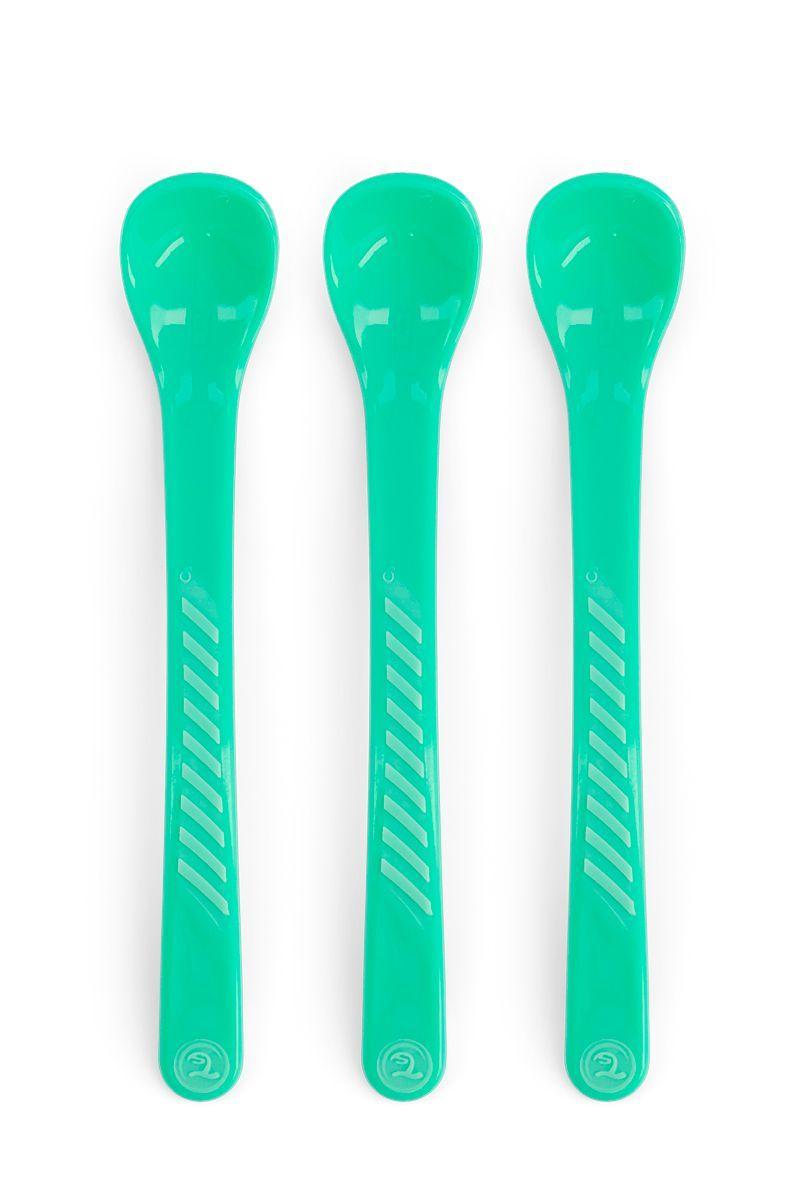 Cuchara de alimentación Twistshake 4+m 3 uns verde-0