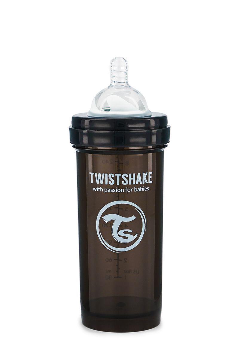 Mamadera Twistshake Anti-Cólico 260ml negro-1