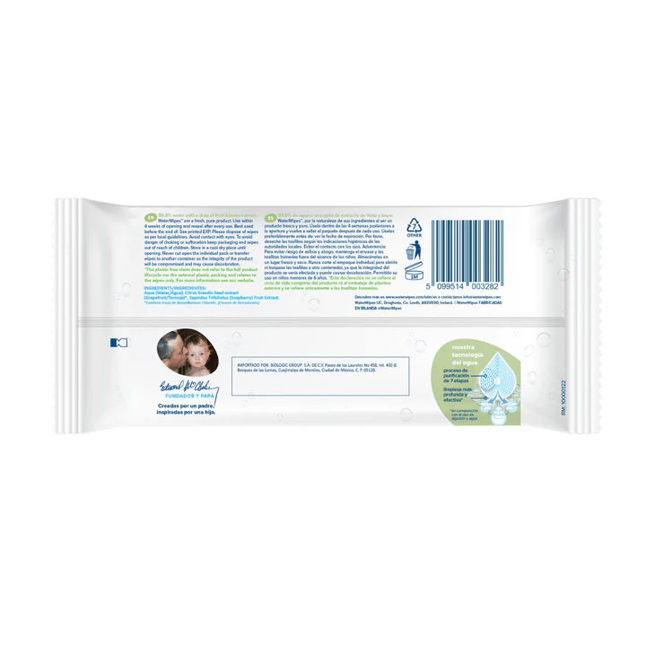 Toallitas húmedas WaterWipes Textured Clean 60 unidades-3