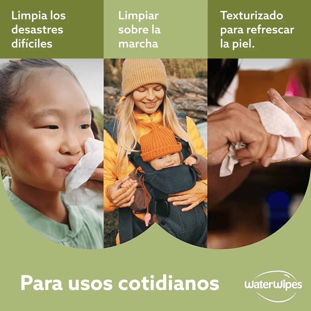 Toallitas húmedas WaterWipes Textured Clean 60 unidades-5