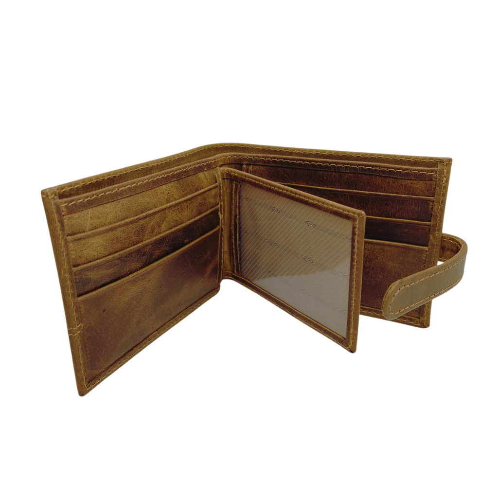 Billetera de Cuero Premium con Tarjetero Removible - Hecha a Mano-1