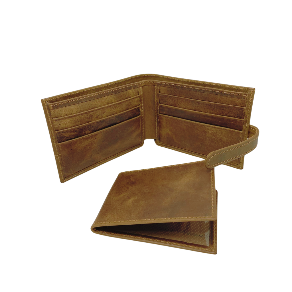 Billetera de Cuero Premium con Tarjetero Removible - Hecha a Mano-2