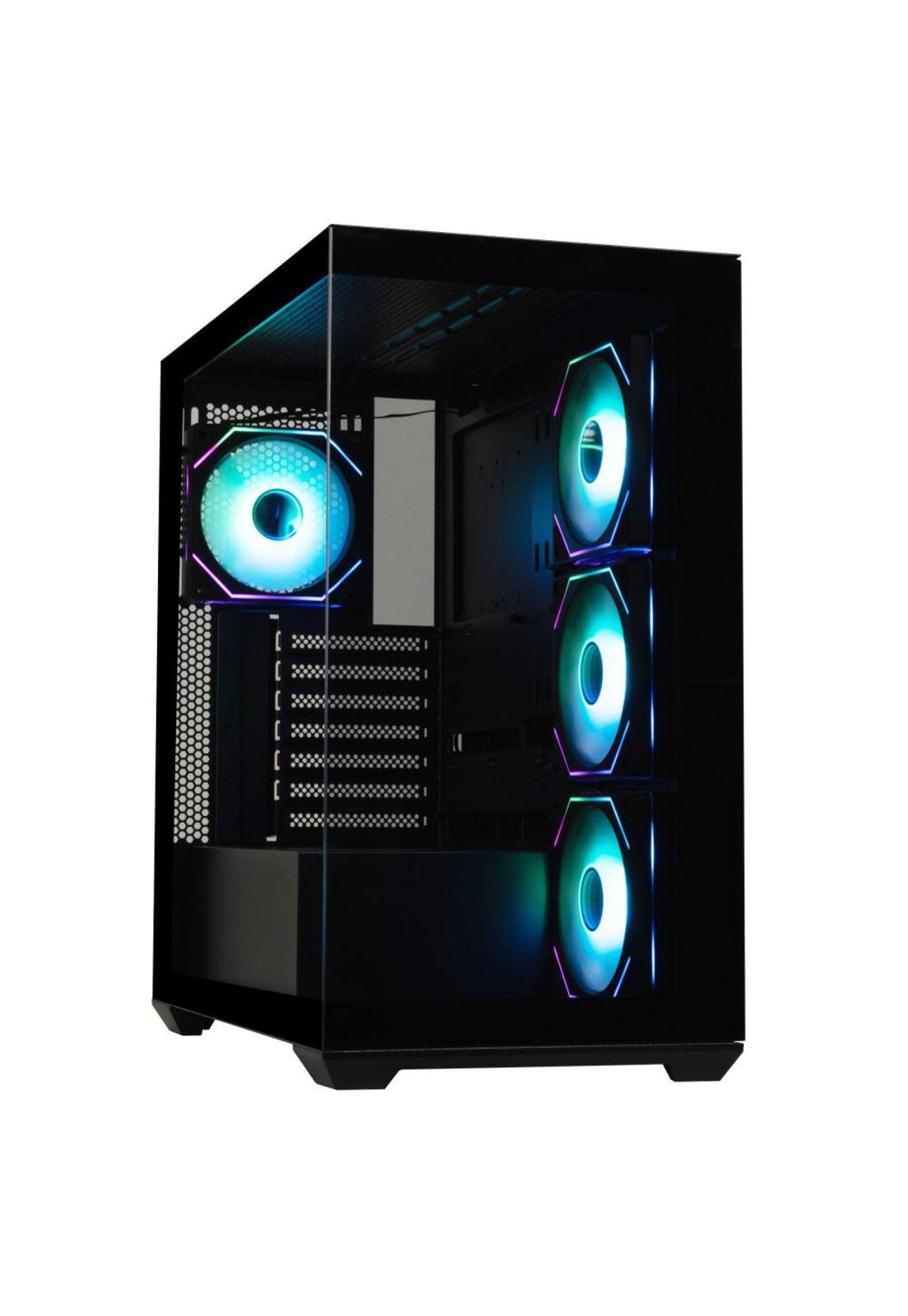 Gabinete BitFenix/ ​​Ceto ATX/ 4 Ventiladores/ Negro-6