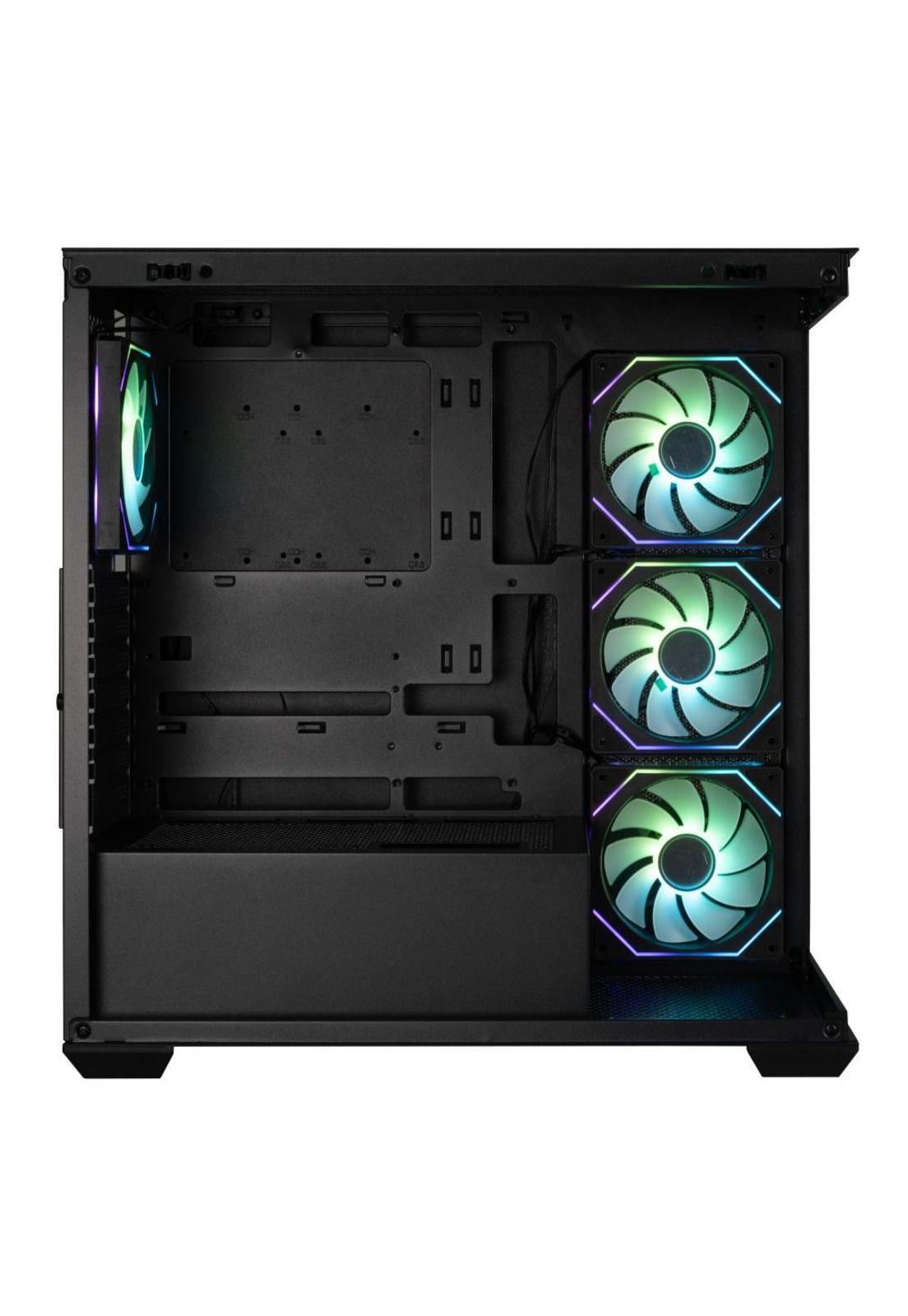 Gabinete BitFenix/ ​​Ceto ATX/ 4 Ventiladores/ Negro-7