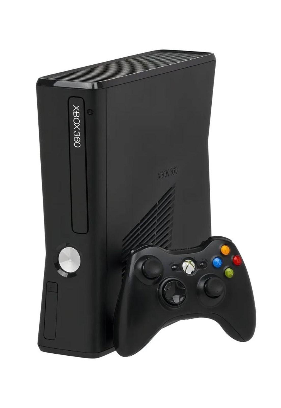 Consola Xbox 360 4GB + KINECT + 2 juegos / Matte Black (Reacondicionado)-0