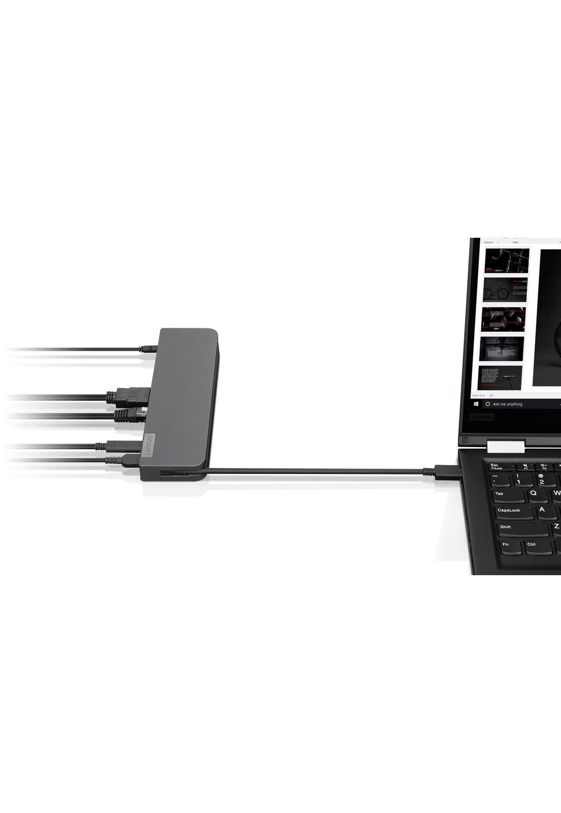 Mini Dock Lenovo/ USB-C Gris/ 40AU0065IT-3