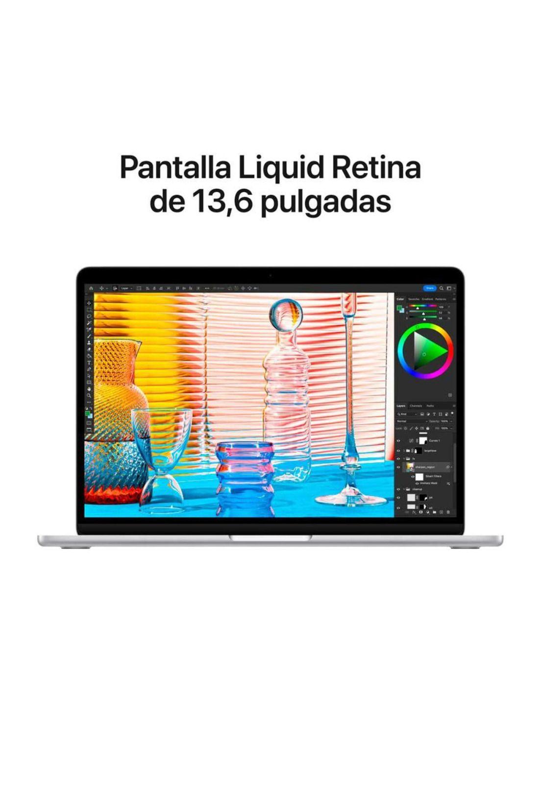 Macbook Air A2681 Chip M2/ 8GB / 512GB SSD/ 13,6" Silver/ MLY03CI/A(Reacondicionado)-2