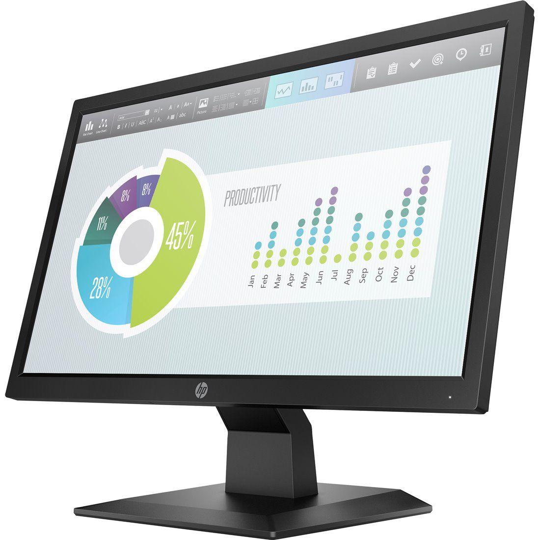 MONITOR HP P204V 20" LED 1600X900 60HZ HD + HDMI 5RD66AA-1