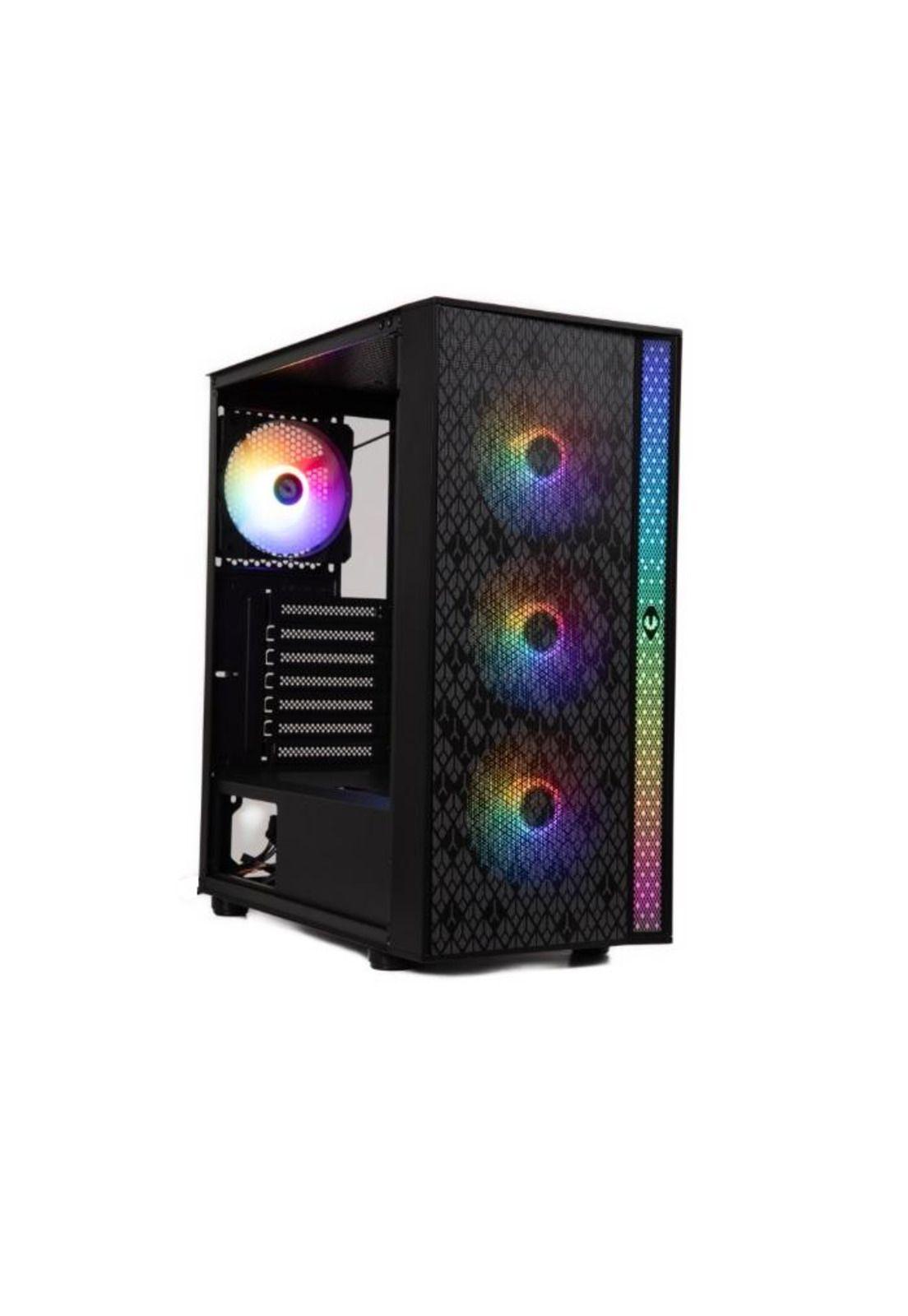 Gabinete BitFenix/ ​​Light ATX / 4 ventiladores / Negro-0