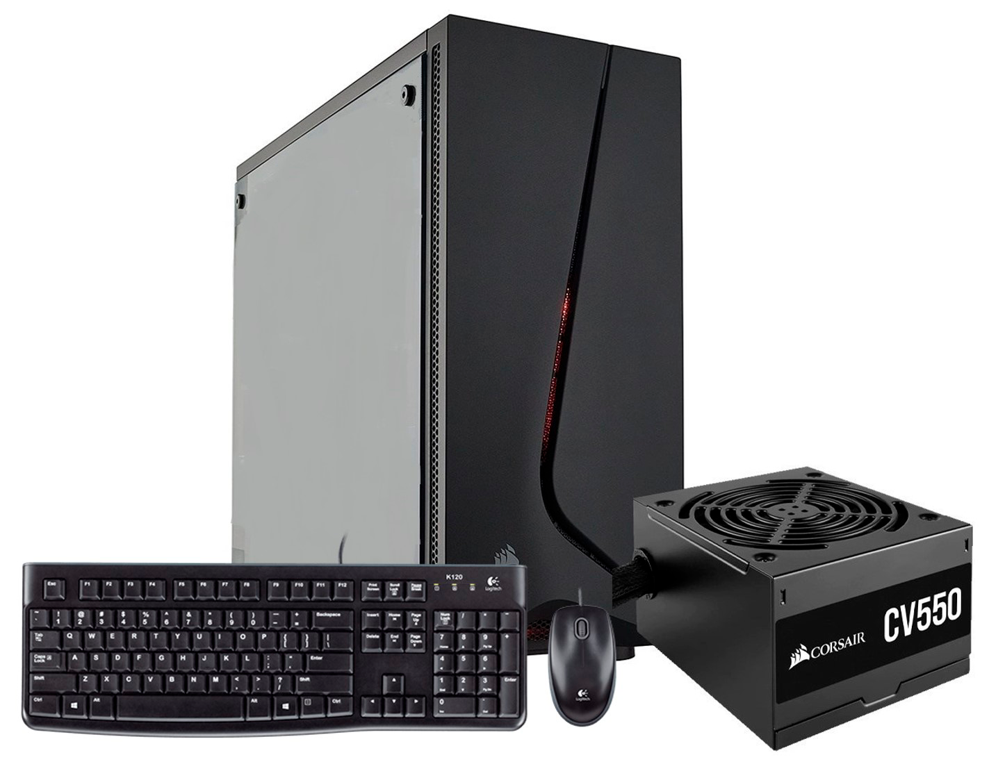 Desktop intel core I5-10400F/ 8GB/ 256GB SSD/1tb HDD/GT710 1GB / W10Pro-0