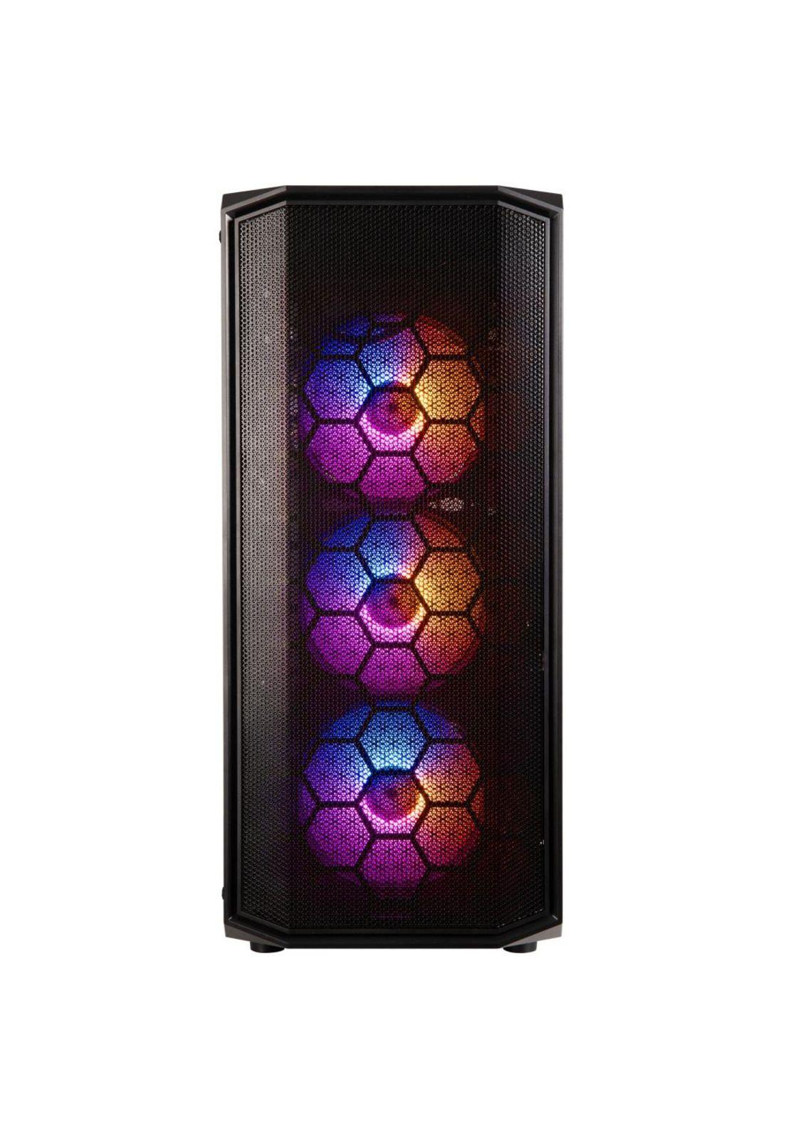 Gabinete BitFenix/ ​​Garen ATX/  4 ventiladores /Negro-4