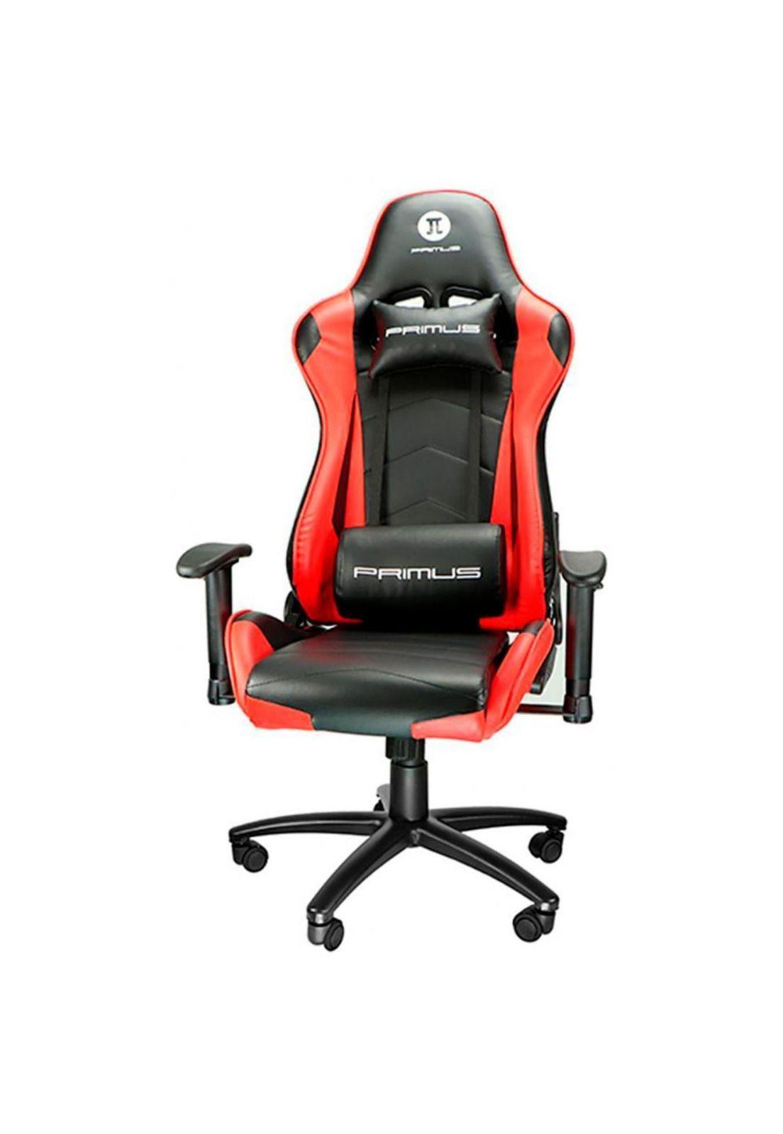 Silla Gamer Primus Thronos 100T / Rojo reclinación 135º / Hasta 120kg (Reacondicionado)-0