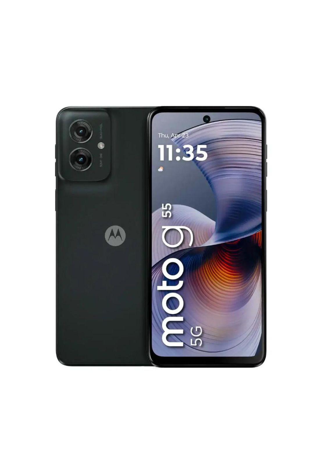 Celular Smartphone Motorola Moto G55/8GB/ 256GB/ 5G/ Negro (Reacondicionado)-0