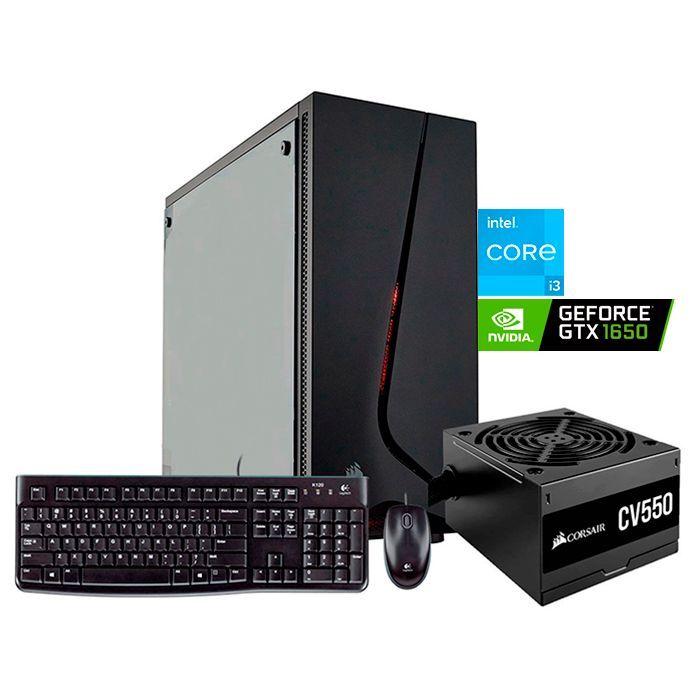 Desktop Gamer intel core i3/ 16GB/ 256GB SSD/ GTX 1650 4GB/ W10H-0