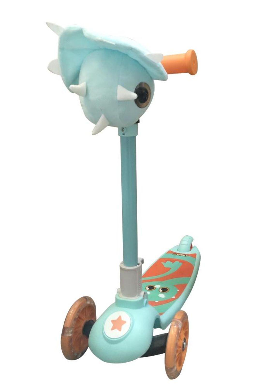 Scooter peluche dinosaurio 3 ruedas con luces-0