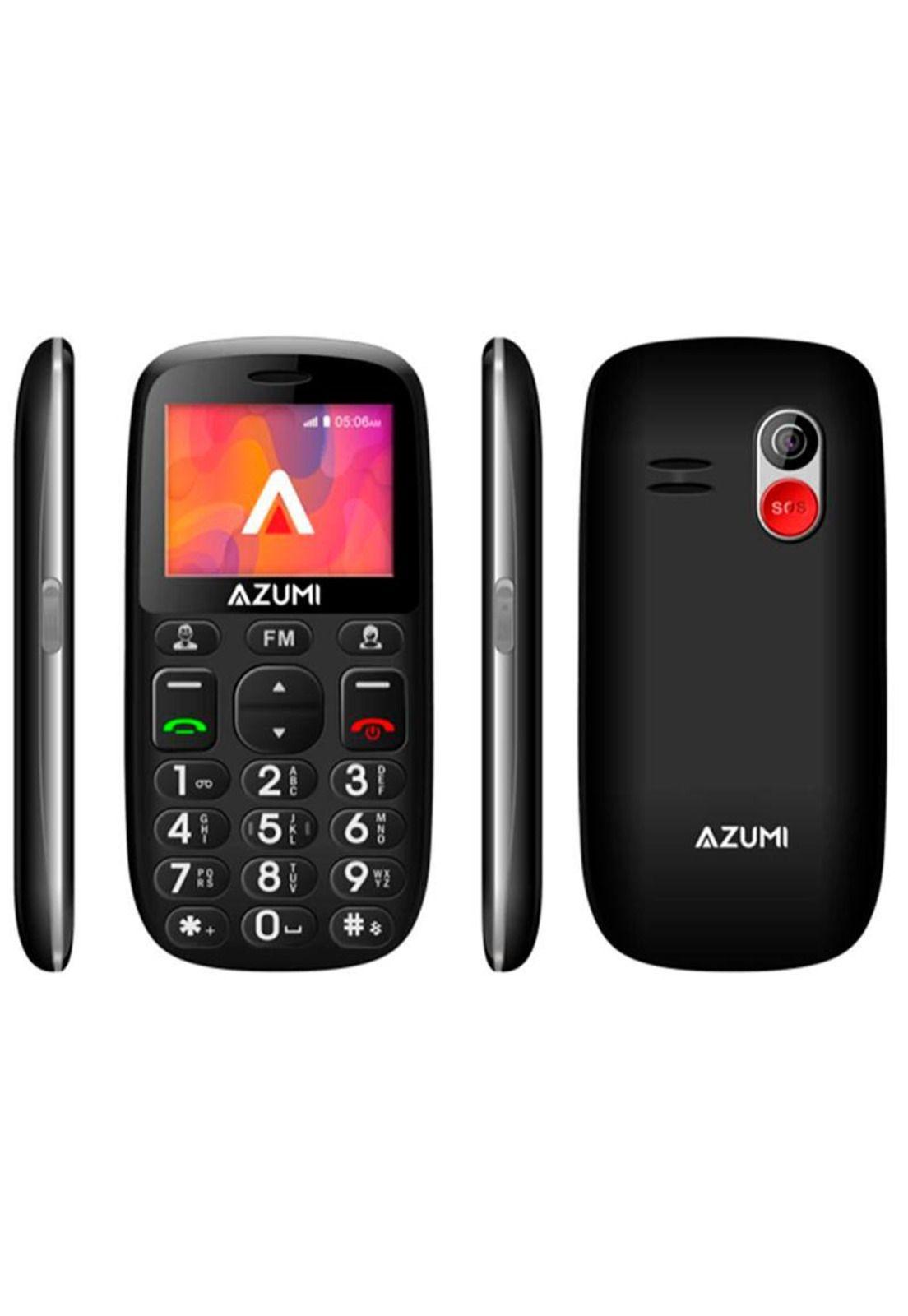 Celular Azumi SA 3 Negro /Single Core / RAM  64 GB /QVGA/128 Mb / Claro-2