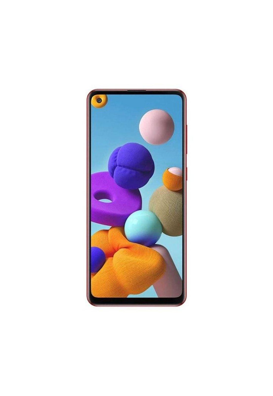 Celular Smartphone/ Samsung Galaxy A21S/ 4GB/ 128GB / Rojo (Reacondicionado)-0