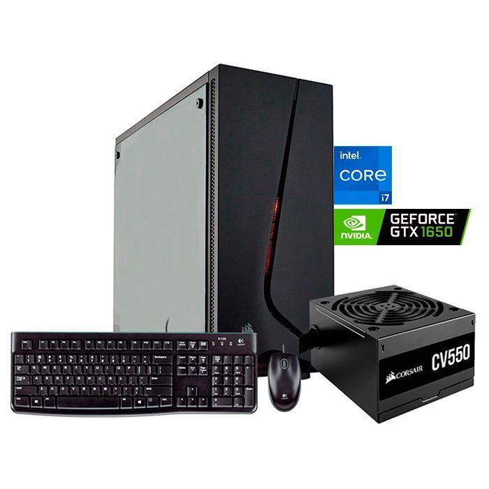 Desktop Gamer intel core I7 /16GB RAM /240GB SSD /GTX 1650 4GB /W10H-0