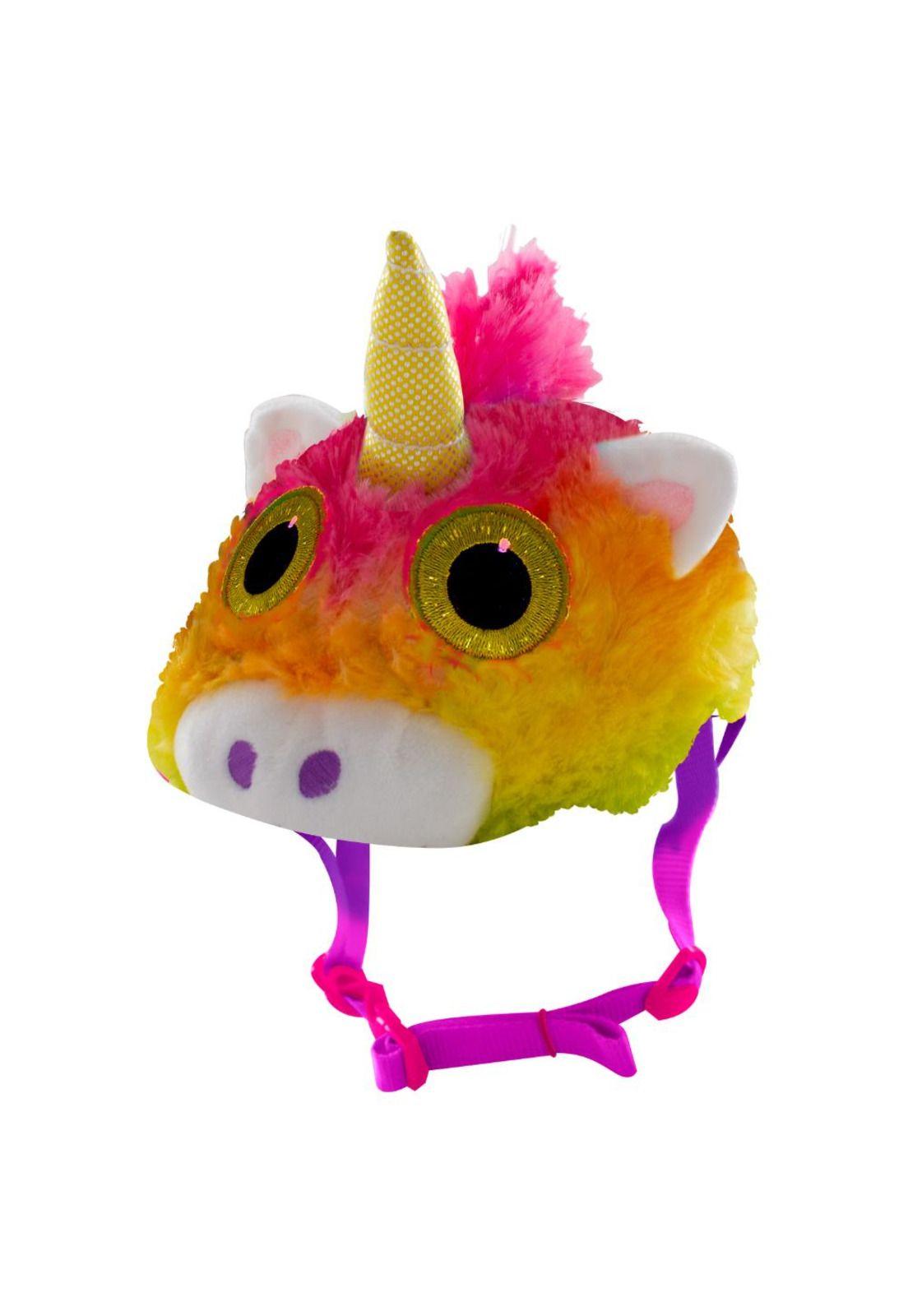 Casco 3D peluche unicornio-0