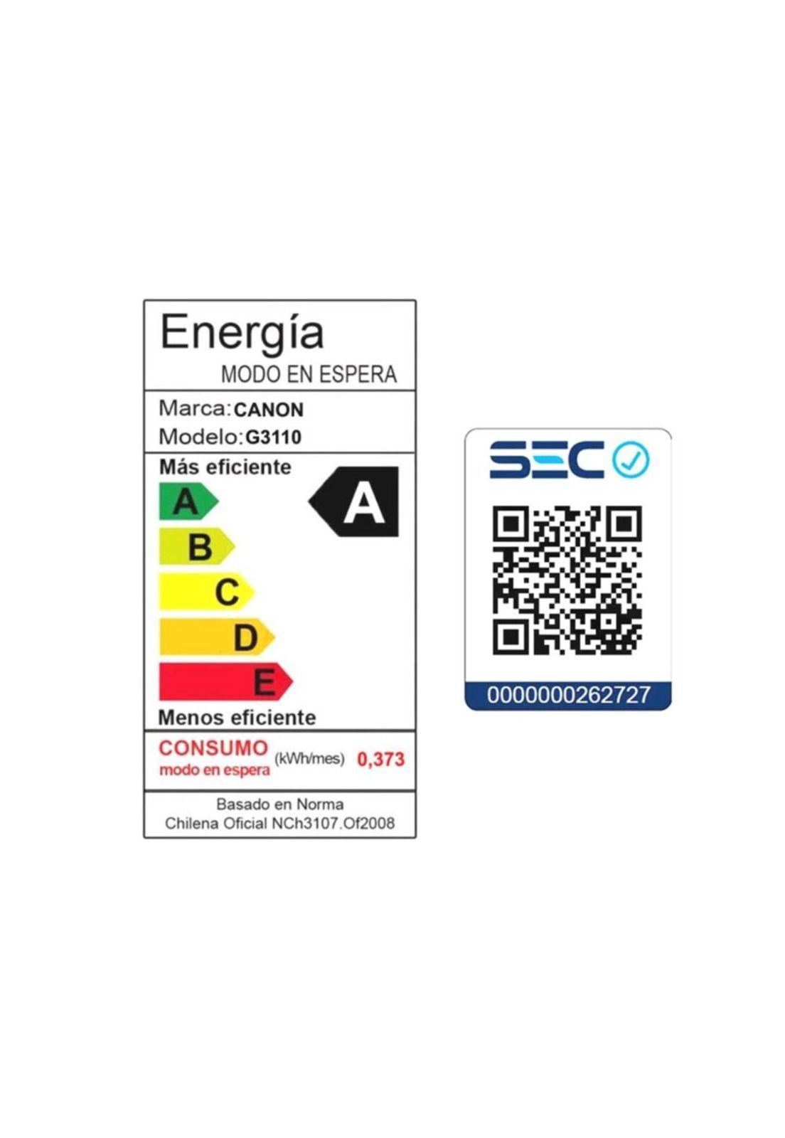 Impresora Multifuncional Canon Pixma G3110/ SIN CARTUCHOS DE TINTA- (Reacondicionado)-3