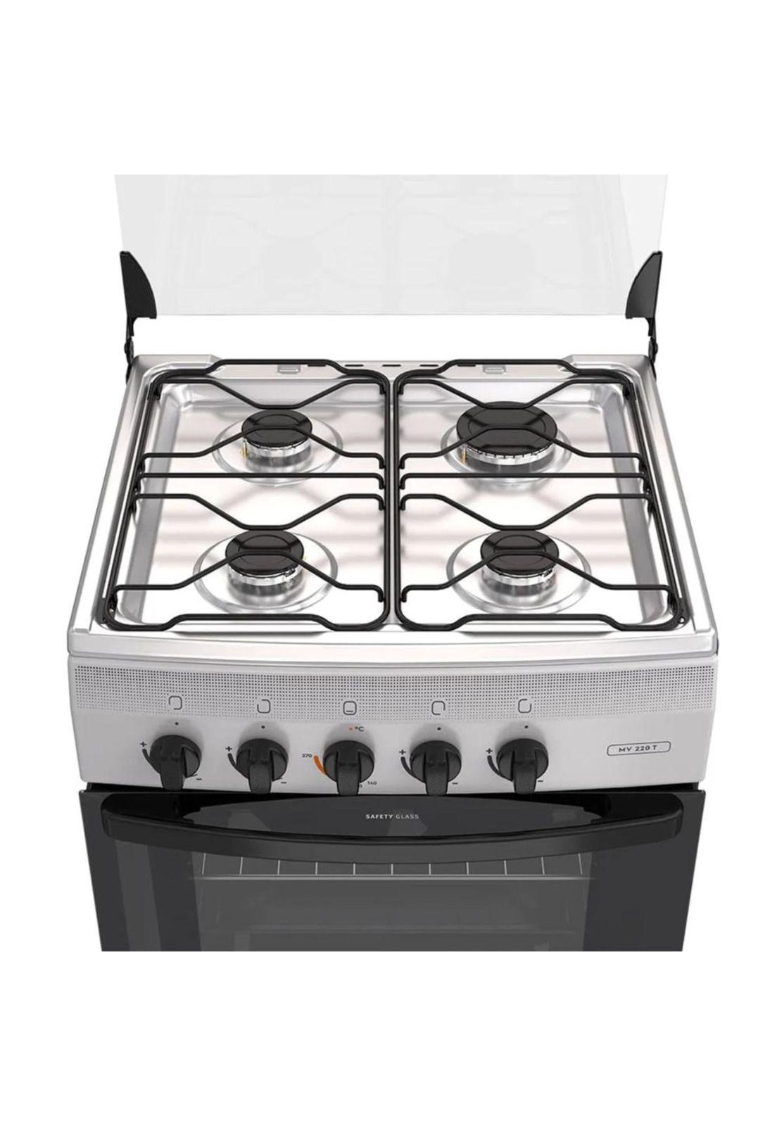 Cocina a gas Mademsa MV220T 4 quemadores Silver (Nuevo caja dañada)-3