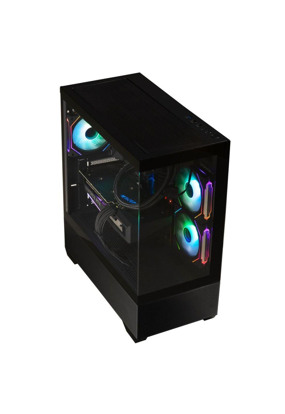 Gabinete BitFenix/ ​​Ceto Cubi ATX/ 3 Ventiladores/ Negro-3