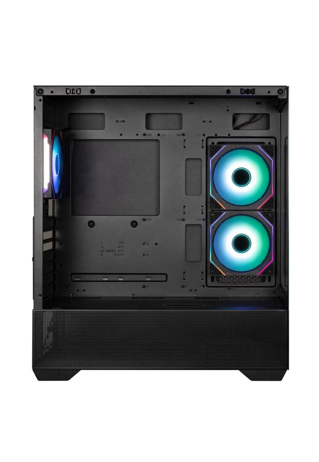 Gabinete BitFenix/ ​​Ceto Cubi ATX/ 3 Ventiladores/ Negro-7