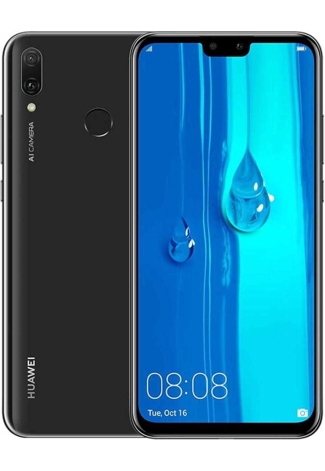 Celular Smartphone Huawei Y9 2019/ 3GB / 64GB / Negro (Reacondicionado)-0