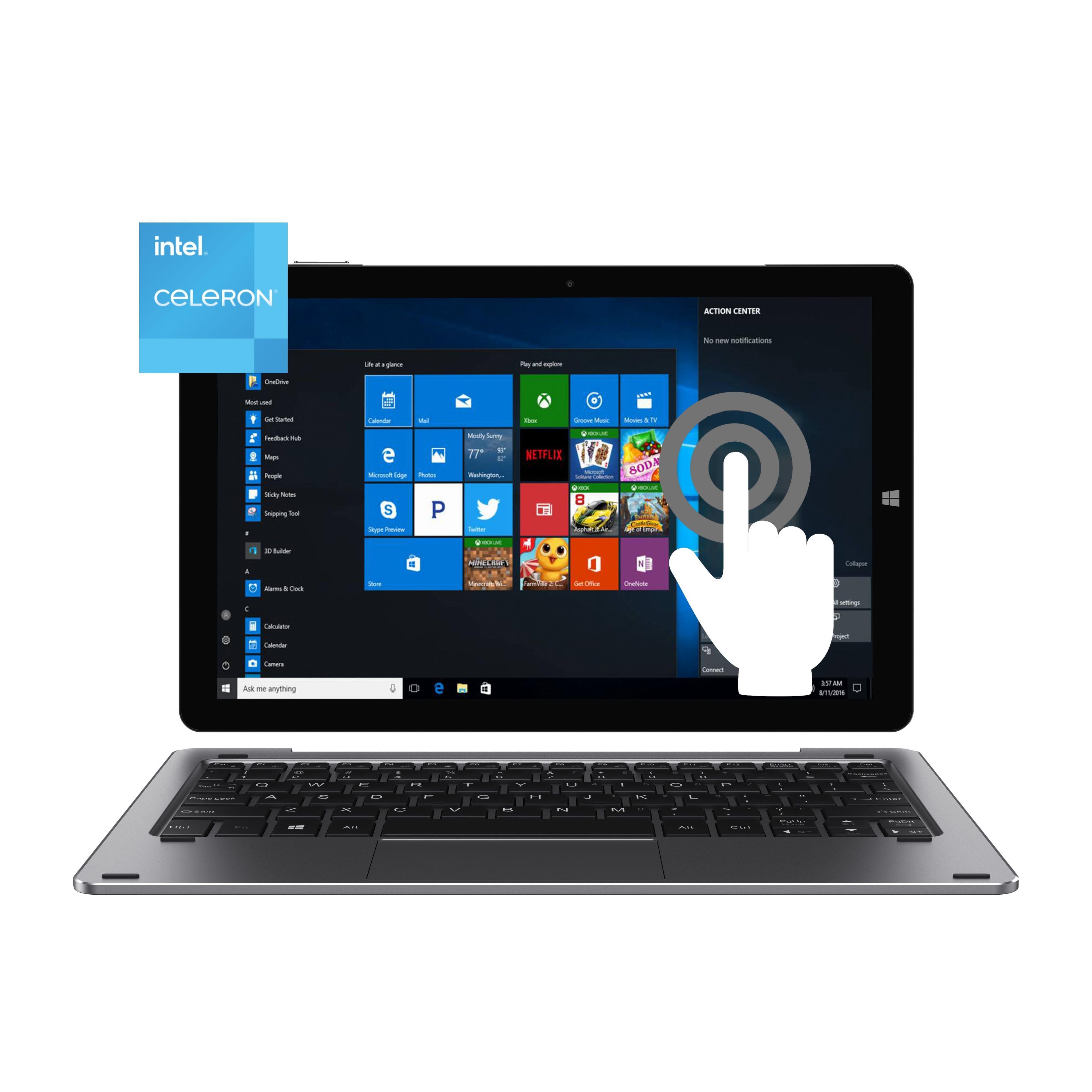 Notebook 2 en 1 Touch Hi10X Chuwi Intel N4100/ 6GB RAM/ 128GB eMMC/ 10.1" FHD/ W10H (REACONDICIONADO)-0