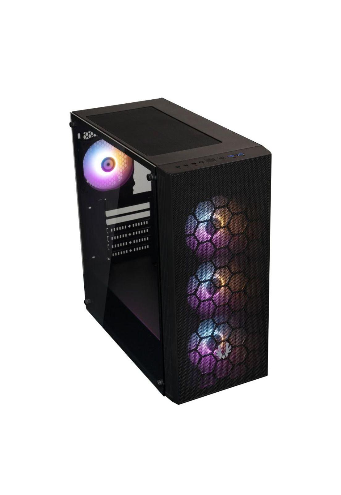 Gabinete BitFenix/ ​​Hades + Fuente de Poder 600W / 4 ventiladores/ Negro-5