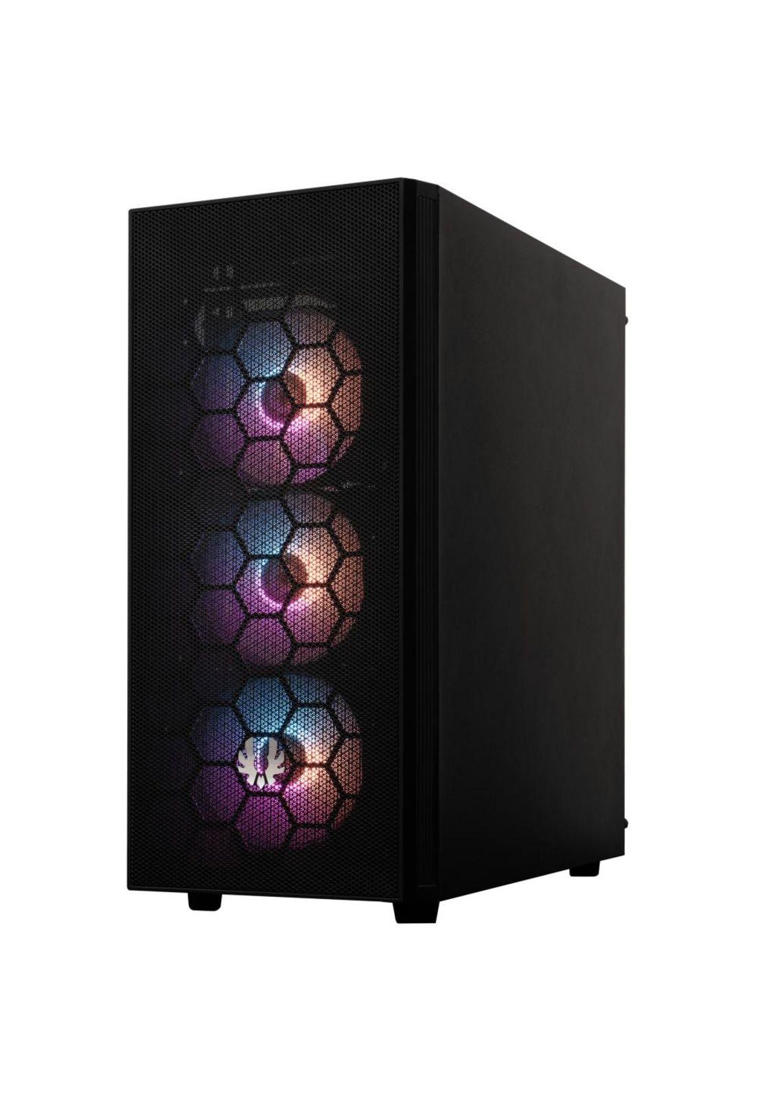 Gabinete BitFenix/ ​​Hades + Fuente de Poder 600W / 4 ventiladores/ Negro-6