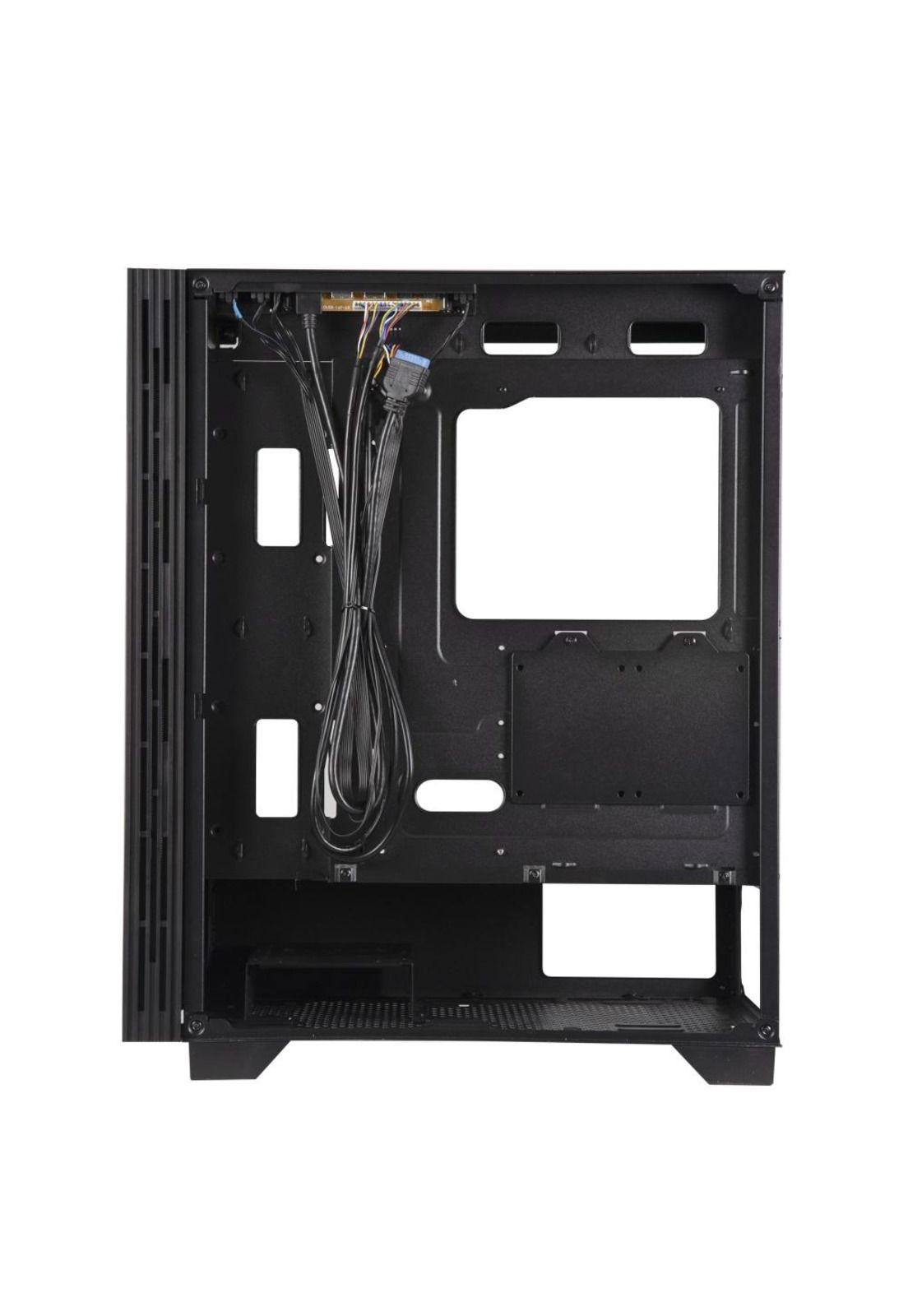 Gabinete BitFenix/ ​​Flow ATX / 4 Ventiladores/ Negro-4