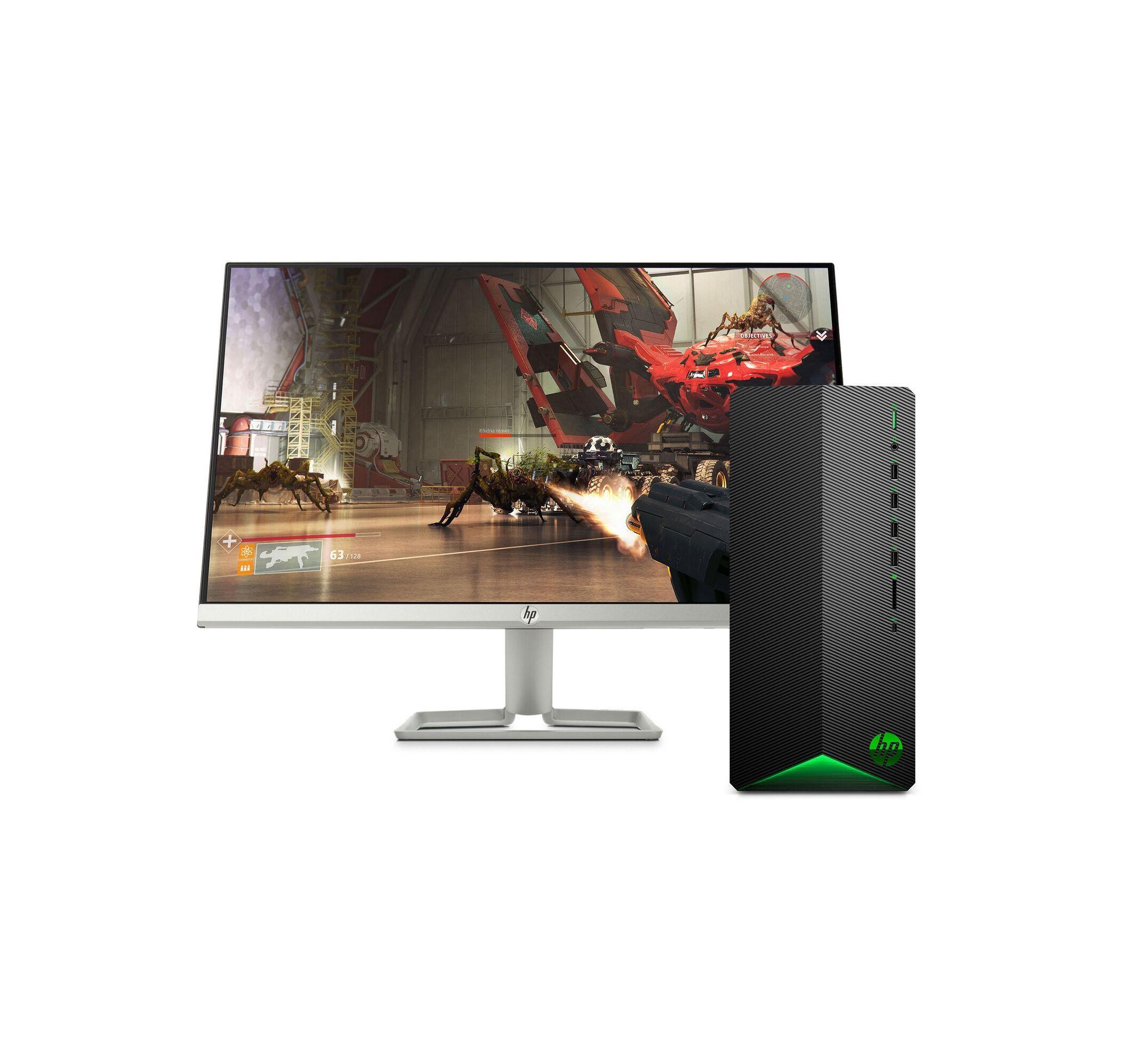 Desktop HP Gaming i5 / GTX1650 4GB / 8GB RAM / 1TB HDD /W10H + MONITOR 24"-0